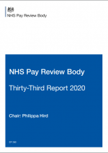 NHS Pay Review Body: Thirty-Third Report 2020
